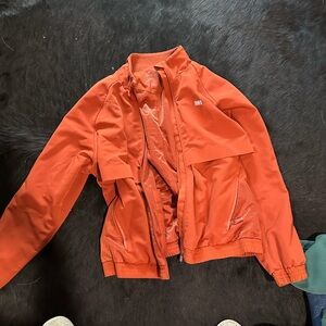 Figs Orange Bomber Jacket
